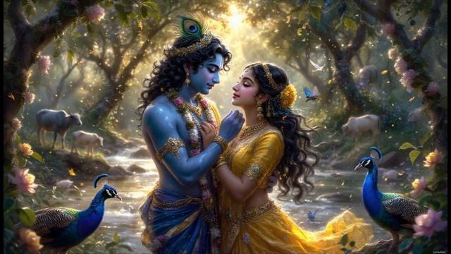 Мантра Харе Кришна для медитации | Mayuri Gandharvika & божественная флейта смотреть онлайн