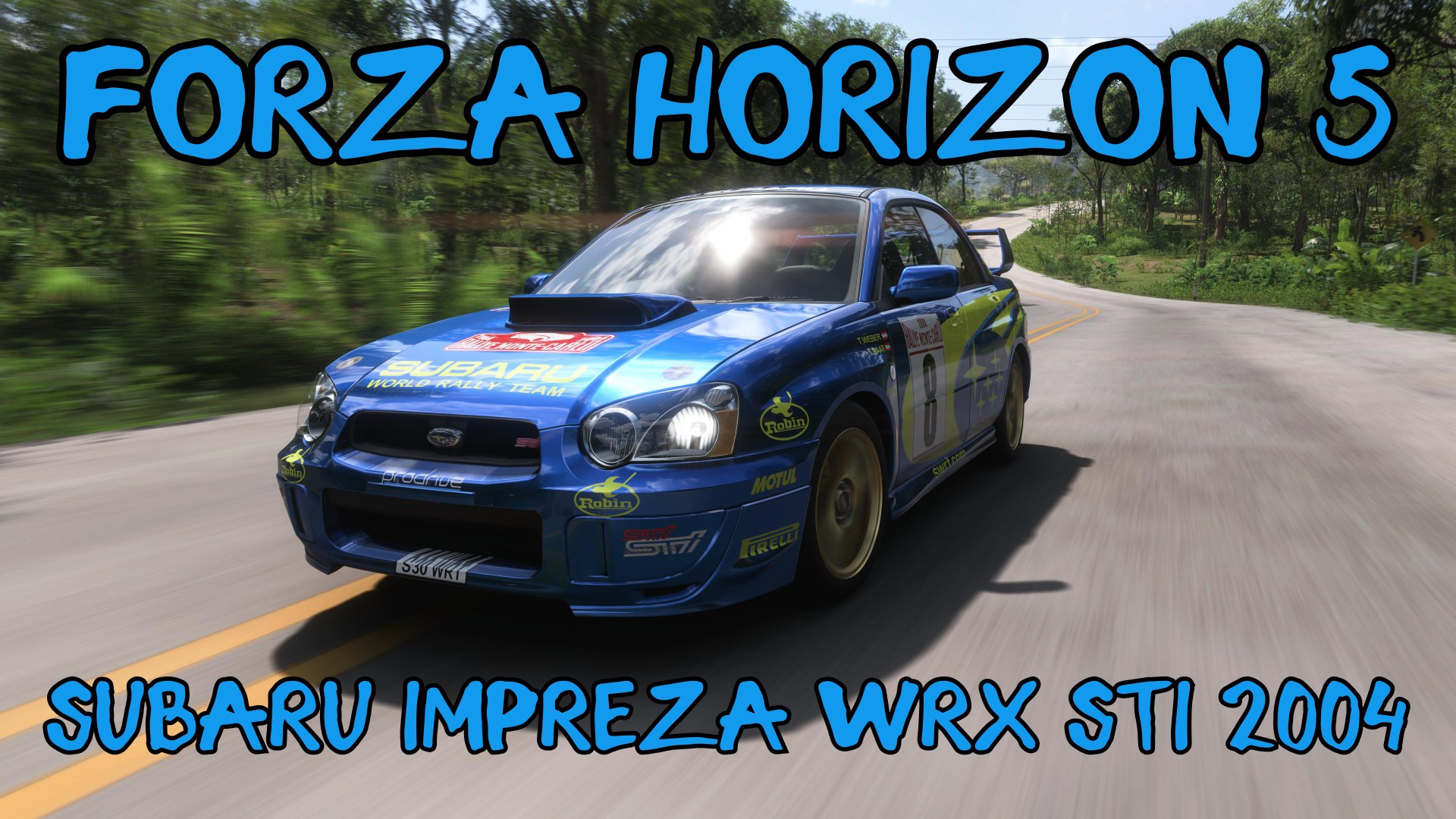 Subaru Impreza WRX STI 2004 — скоростной убийца асфальта в мире Forza Horizon 5 🌍⚡️ смотреть онлайн