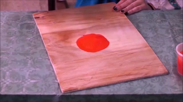 Городецкая роспись.Плаксина Екатерина (мама) и Соловьёв Дима (сынок)