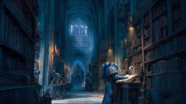 The Librarius of Macragge  Warhammer 40k Ambience  1 Hour of Grimdark Music