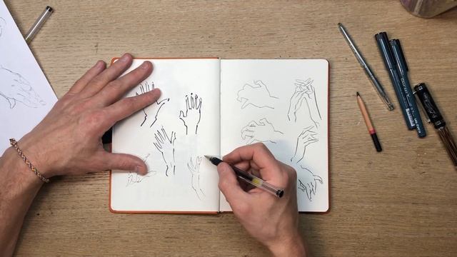СкетчЛадони. Рисуем руки простыми способами. смотреть онлайн