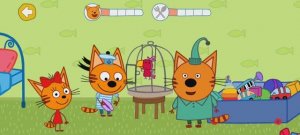 Три Кота Мультфильм Попугай проголодался.