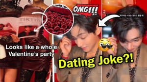 Тэхён избегает зрительного контакта после интимной шутки, Ви машет фанатам перед уходом