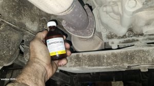 Чистка димексидом катализатора на УАЗ Патриот.