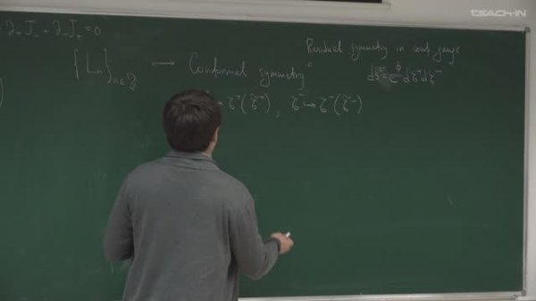 Быков Д.В. - Introduction to String Theory - 6. Lie Algebra of Virasoro Constraints