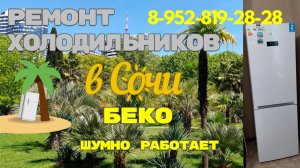 Холодильник BEKO, шумно работает, разбираемся в чем дело.