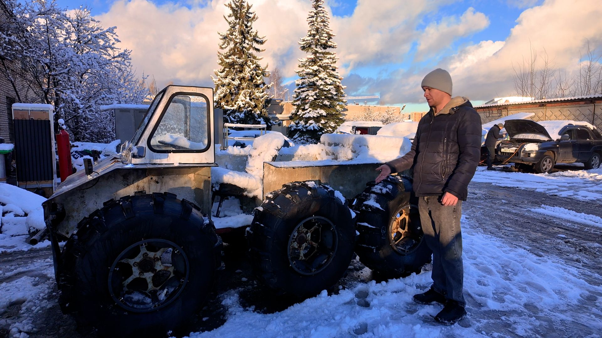 Создали Супер-Колеса из квадратных труб! смотреть онлайн