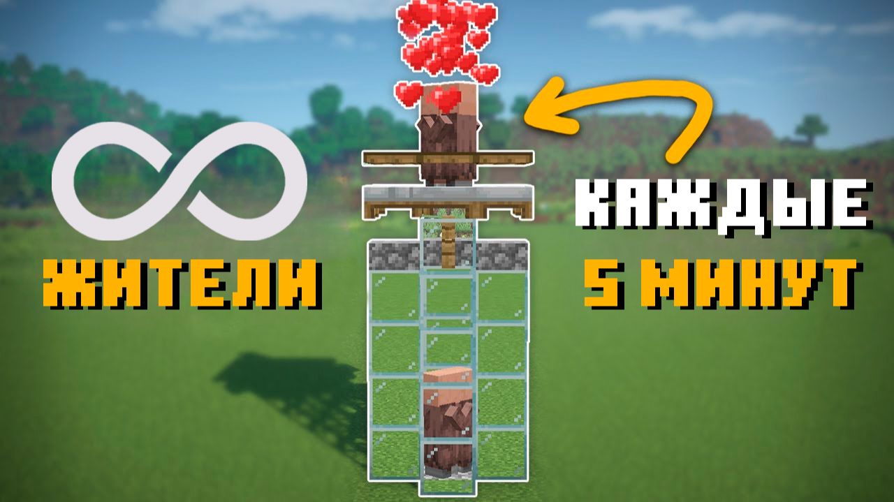 Самая Простая и Эффективная ферма жителей в майнкрафт 1.21 смотреть онлайн