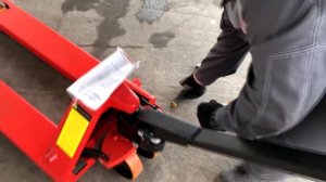 Как собрать гидравлическую тележку (рохлю) OXLIFT