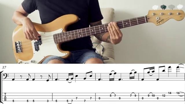 Saint Seiya-Deukalion's Big Floods(bass guitar tab) смотреть онлайн