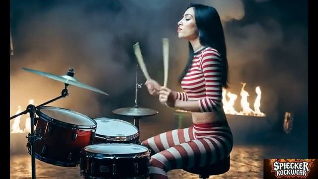 Epic HARD ROCK INSTRUMENTAL 3 Perfect For Gaming Work Study AI Music Video