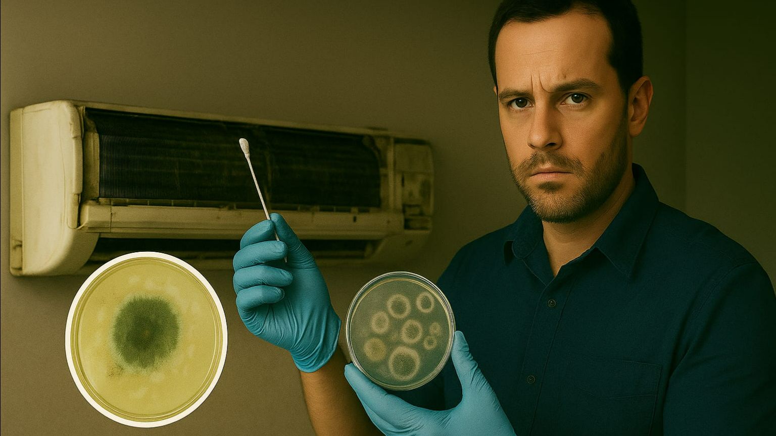 Плесень в Кондиционере: Взрыв Aspergillus за 24 Часа! Полный Эксперимент + Чистка СПб (60 мин) 😱 смотреть онлайн