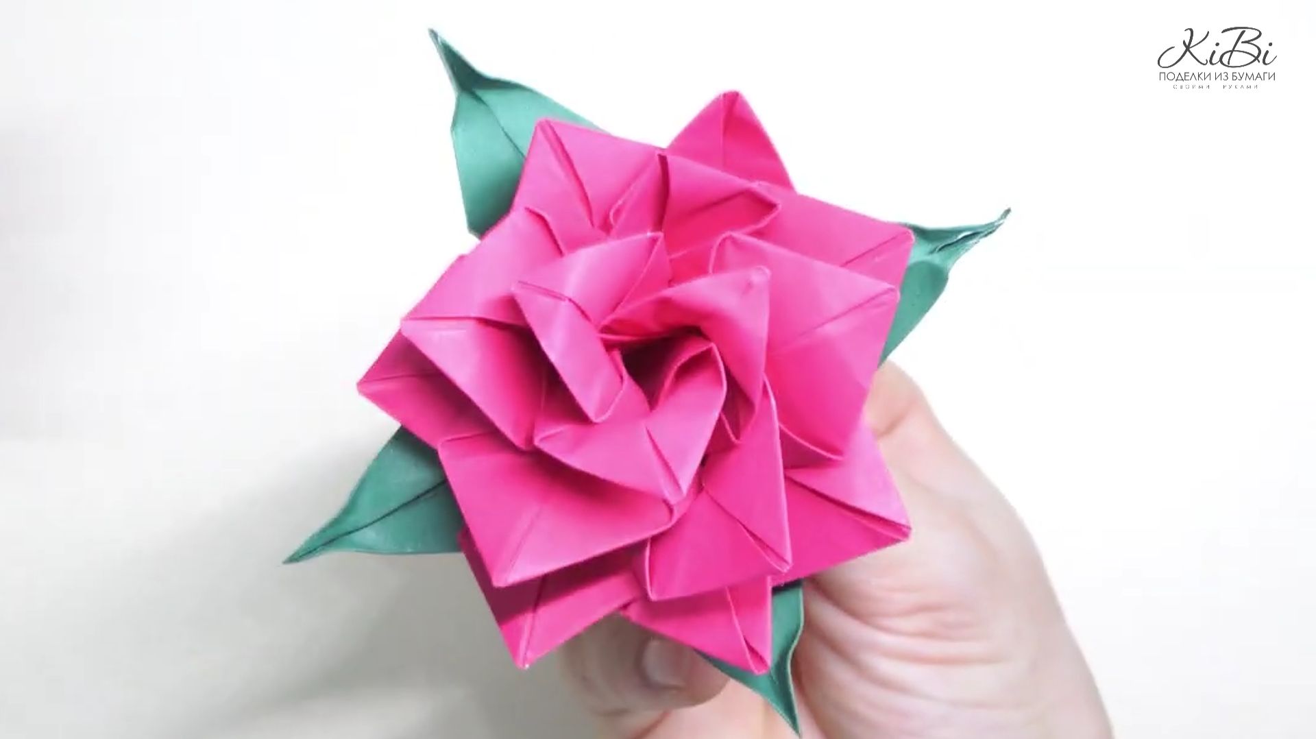 Идеальная Роза из бумаги. Бумажный цветок своими руками смотреть онлайн