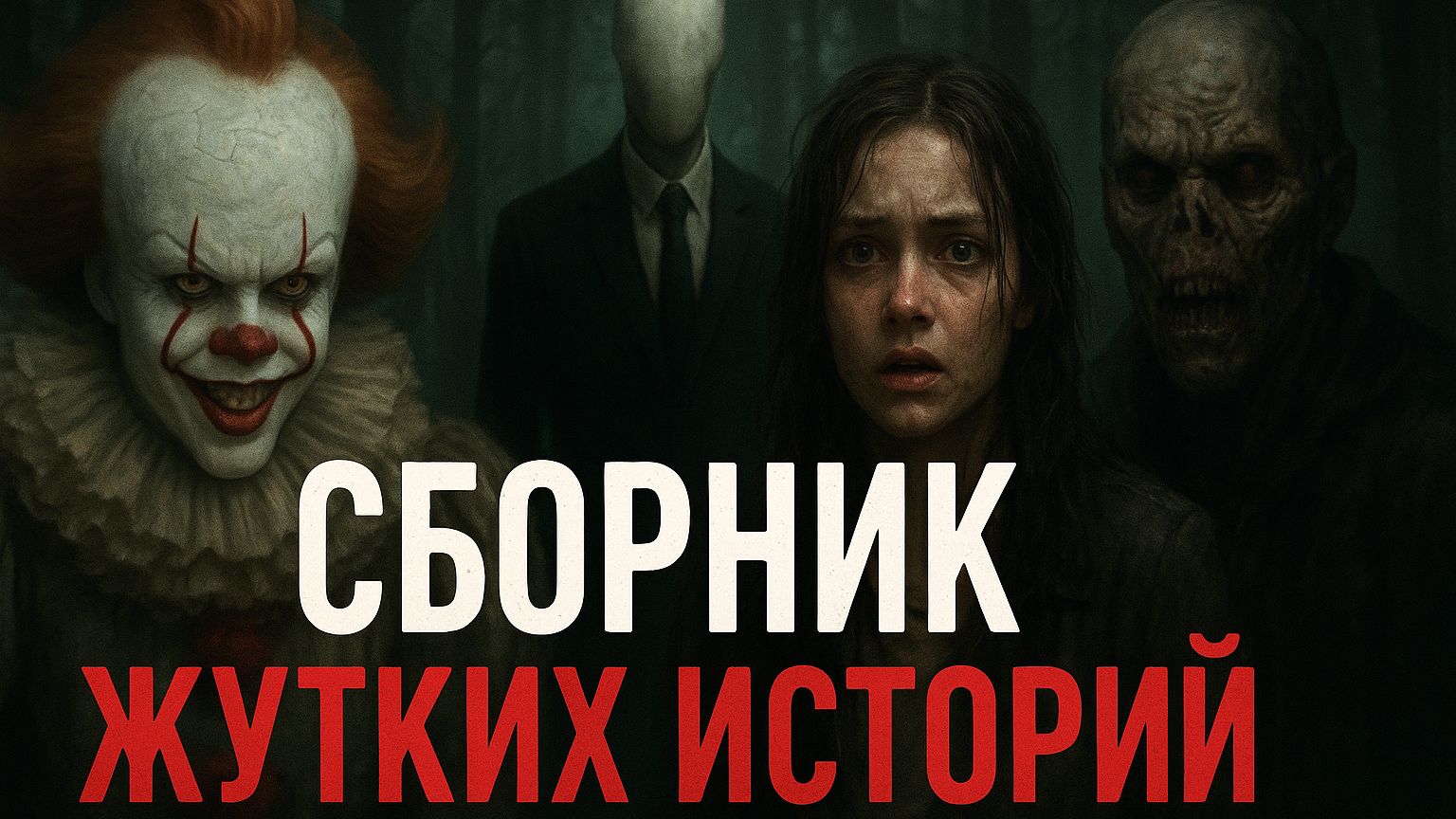 ОНО В ТЕНИ — Самые страшные истории в одном видео