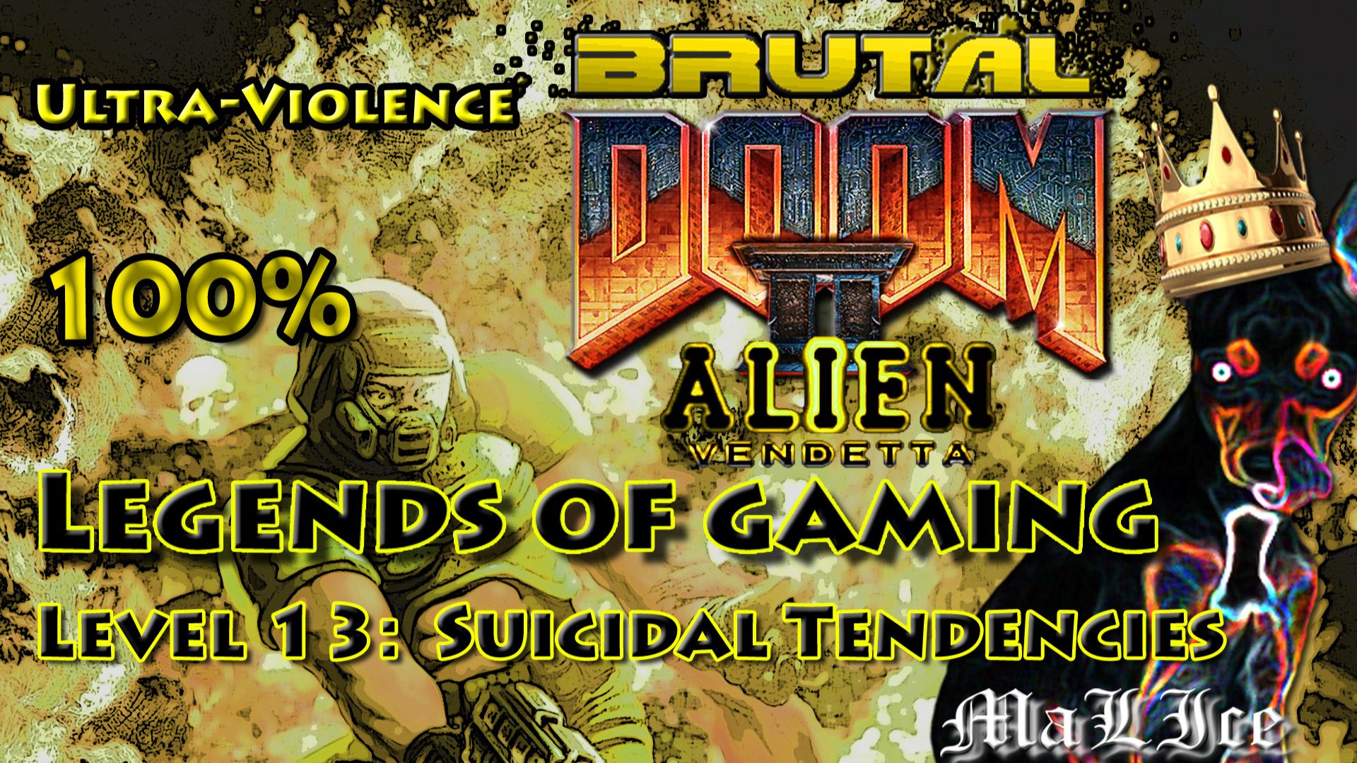 Brutal Doom Alien Vendetta - Level 13: Suicidal Tendencies