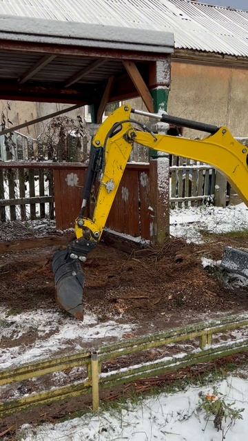 🔥 Гараж для экскаватора из старой беседки. 👍🏻 смотреть онлайн