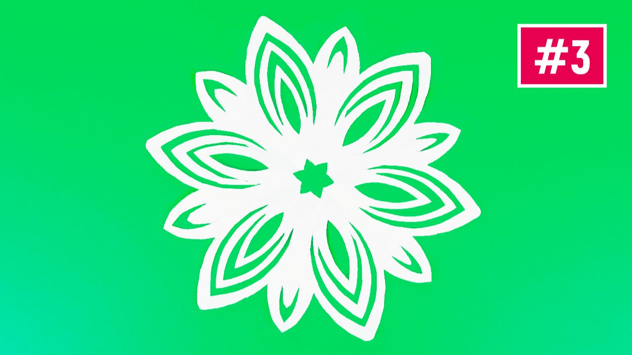 Снежинки из бумаги своими руками / Как сделать бумажную снежинку смотреть онлайн