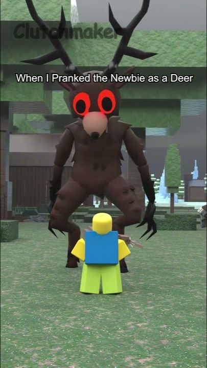 When I Pranked the Newbie as a Deer in 99 night in the forest 💀 смотреть онлайн