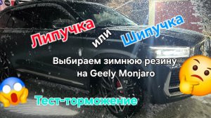 Выбираем зимнюю резину на Geely Monjaro: Липучка или ШИПУчка?🤔 - текст зимней резины за городом