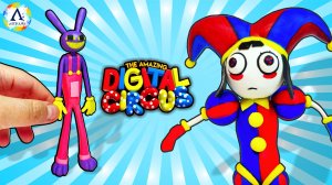 Удивительный Цифровой Цирк Лепка ПОМНИ и ДЖАКСА из пластилина