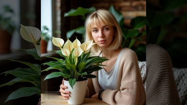 «Женское счастье»(спатифиллум) — цветок любви и мира в доме. смотреть онлайн
