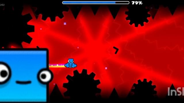 глазастик проходит Geometry Dash