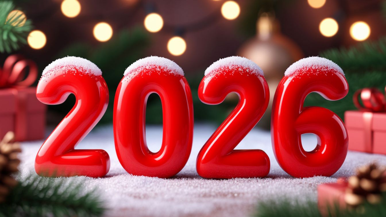 Футаж №14 Сборник - С Новым 2026 годом! Новогодние Футажи для Творчества 2026 года! смотреть онлайн