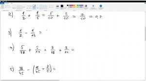 10. Сравнение, сложение и вычитание обыкновенных дробей. Математика 6 класс