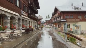Первый снегопад в швейцарских деревнях, где нет машин 🇨🇭 ❄️