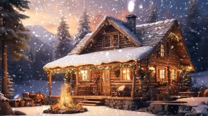 ✨ ЗИМНЯЯ БЕЗУМНО КРАСИВАЯ УСПОКАИВАЮЩАЯ МУЗЫКА ДЛЯ СНА 🎵 РАССЛАБЛЯЮЩАЯ МУЗЫКА ДЛЯ ДУШИ И КОСТЕР