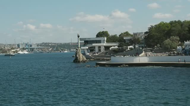 На пароме по Севастопольской бухте (Севастополь). смотреть онлайн