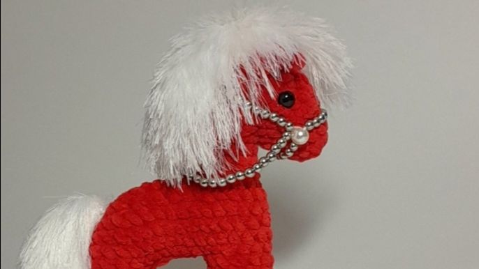 Как связать гриву для лошадки смотреть онлайн