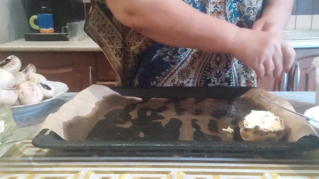 Фаршированные шампиньоны.# Супер вкусно! смотреть онлайн