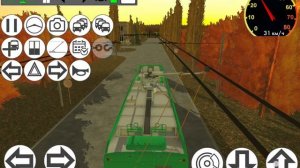 Играю в Микро троллейбус симулятор.