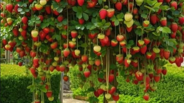 2025-11-14 Малино-клубничное дерево. Купили саженцы на Валберис. А разве бывает такое?