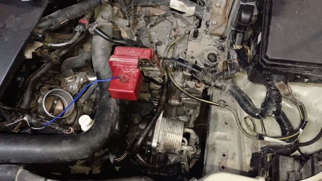 Митсубиси аутлендер АКПП в аварии. p1777 шаговый двигатель. смотреть онлайн