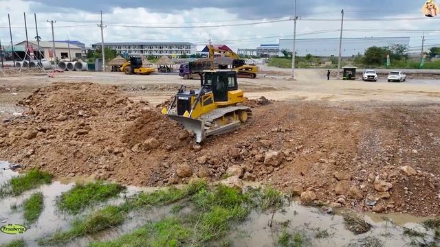 Строительство, обзор очередного участка
