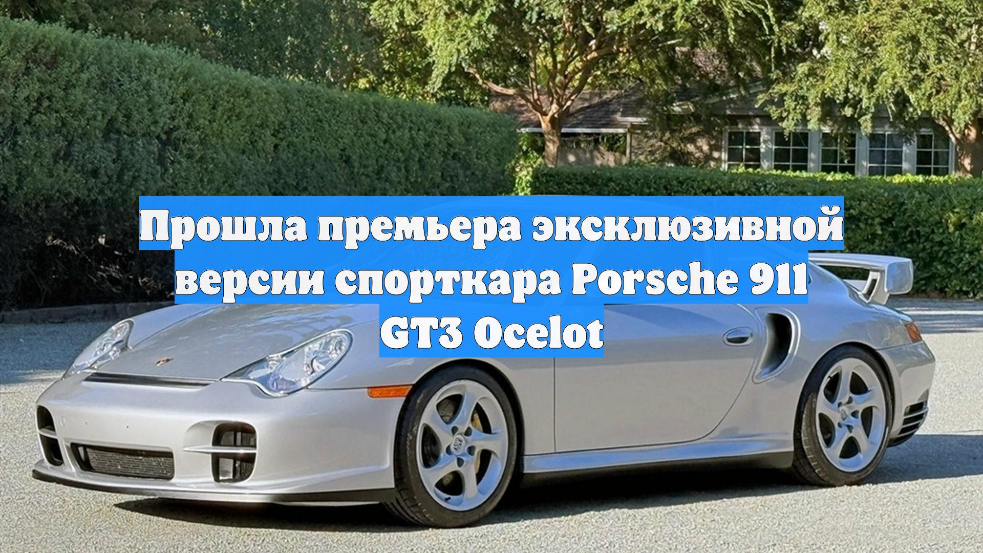 Прошла премьера эксклюзивной версии спорткара Porsche 911 GT3 Ocelot