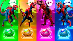 Coffin Dance Динозавры 224 уровень - Мультики про Динозавров | МУЛЬТФИЛЬМЫ ДИНОЗАВРЫ в Tiles Hop