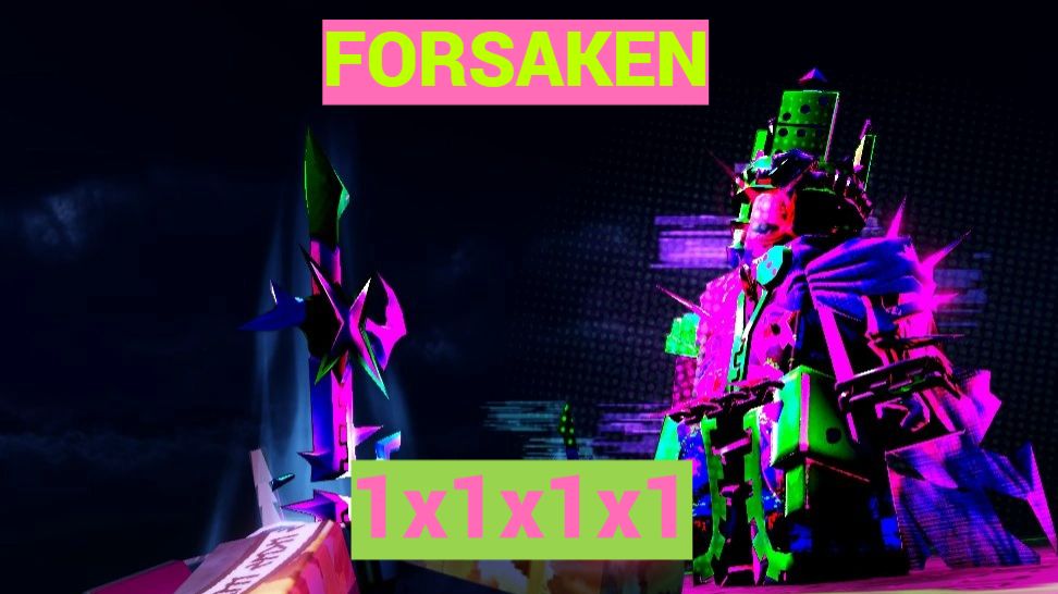 Roblox Forsaken раунд на 1х4
