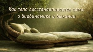 Как тело восстанавливается само: о биодинамике и дыхании
