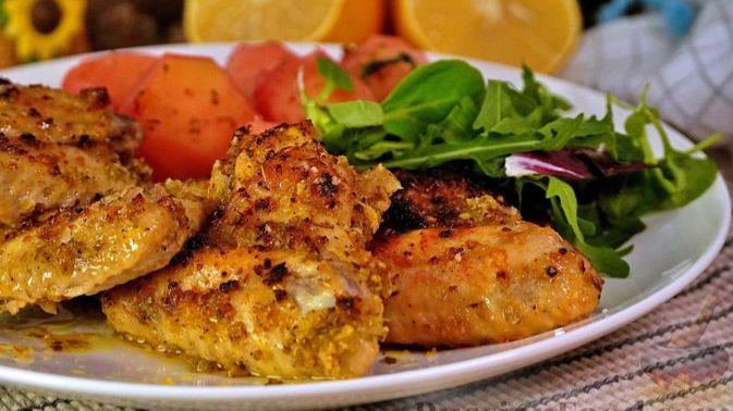 Свежая нотка для курочки. КРЫЛЫШКИ В ЛИМОННОМ МАРИНАДЕ смотреть онлайн