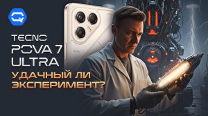 Tecno POVA 7 Ultra 5G. Красивый субфлагман с интересными фишками!