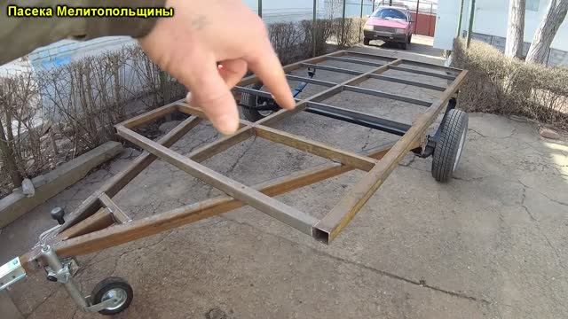 Прицеп для перевозки пчел своими руками 1 часть смотреть онлайн