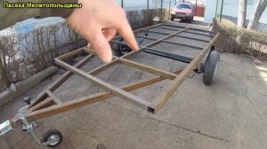 Прицеп для перевозки пчел своими руками 1 часть