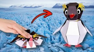 Простые Бумажные Чудеса! ✂️🐧 Сделай Игрушки Сам