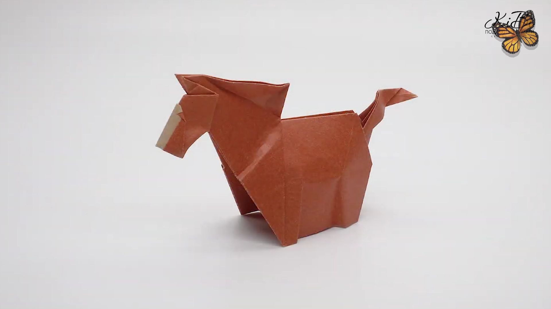 Изящная Лошадь из бумаги для декора и подарка своими руками смотреть онлайн