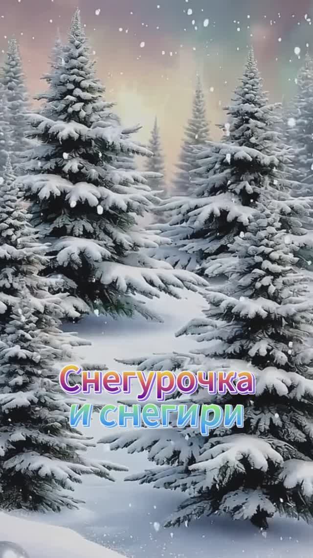 🎄 Снегурочка и снегири. 🌟☃️❄️ смотреть онлайн