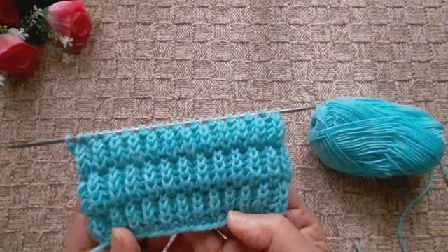 Объемный узор для шапки, шарфа, снуда.. смотреть онлайн