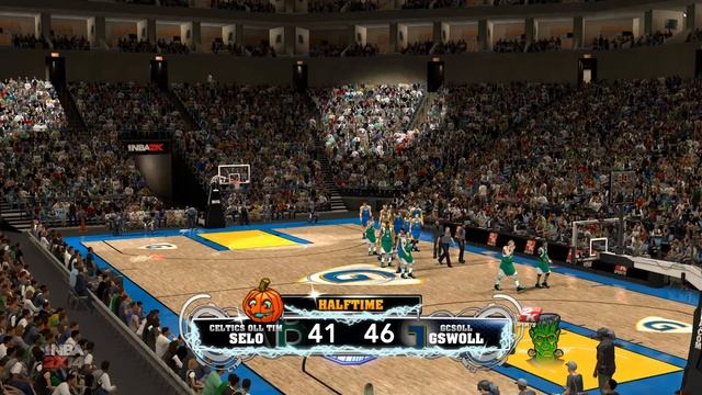 NBA2K14 МАТЧ Легенды ГСВ - Легенды Селтикс